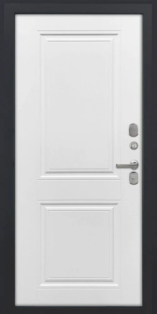 Входная дверь ДвериПРО L-3b ФЛ-677 (10мм, белый матовый) DPRO200216 внутренняя сторона
