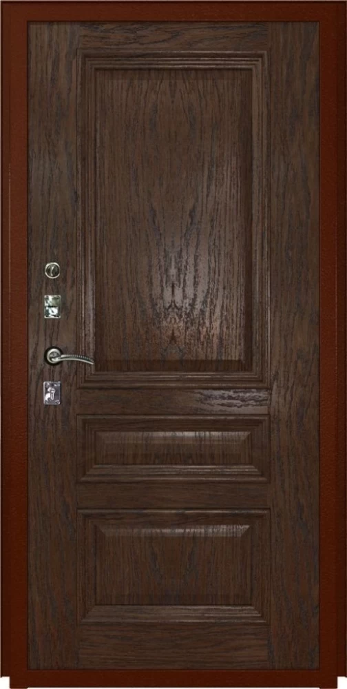Входная дверь ДвериПРО Берген Фараон-2 (16мм, мореный дуб) DPRO196888 внутренняя сторона