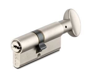 Цилиндровый механизм с вертушкой 164 SM/62 (26+10+26) mm никель 5 кл.