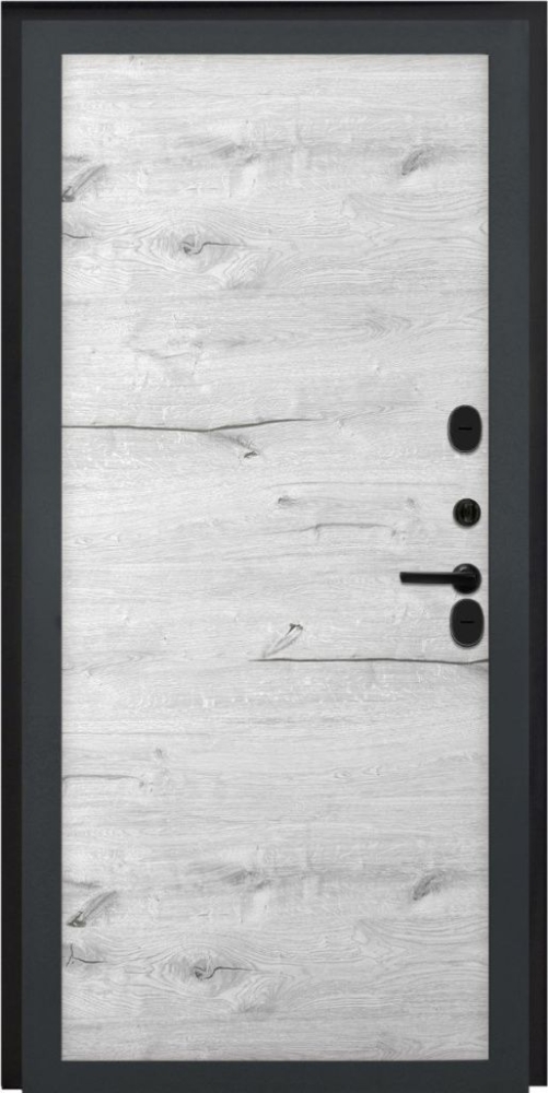 Входная дверь ДвериПРО Elfy Без фрезеровки Дуб арктик горизонт DPRO196715 внутренняя сторона