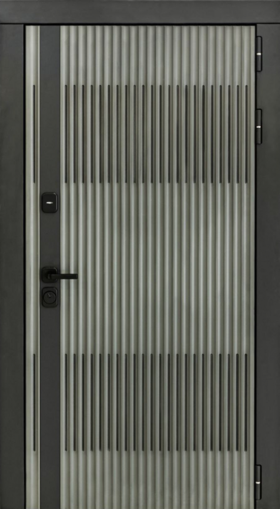 Входная дверь ДвериПРО Elfy ФЛ-700 (10мм, ясень белый) DPRO198011 внешняя сторона